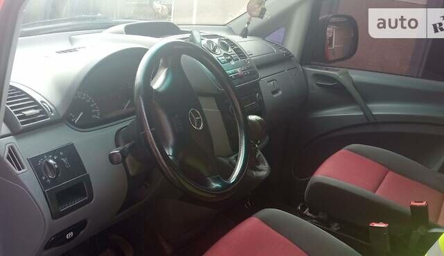 Червоний Мерседес Віто, об'ємом двигуна 2.1 л та пробігом 400 тис. км за 7000 $, фото 10 на Automoto.ua