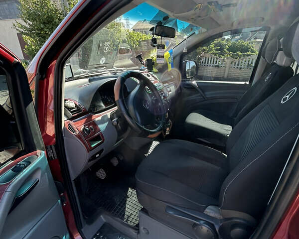 Красный Мерседес Вито, объемом двигателя 2.15 л и пробегом 260 тыс. км за 12999 $, фото 10 на Automoto.ua