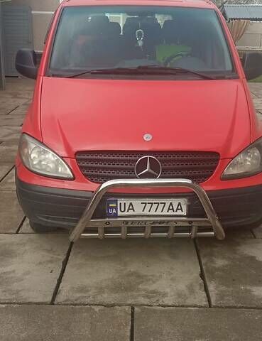 Червоний Мерседес Віто, об'ємом двигуна 2.1 л та пробігом 400 тис. км за 7000 $, фото 9 на Automoto.ua