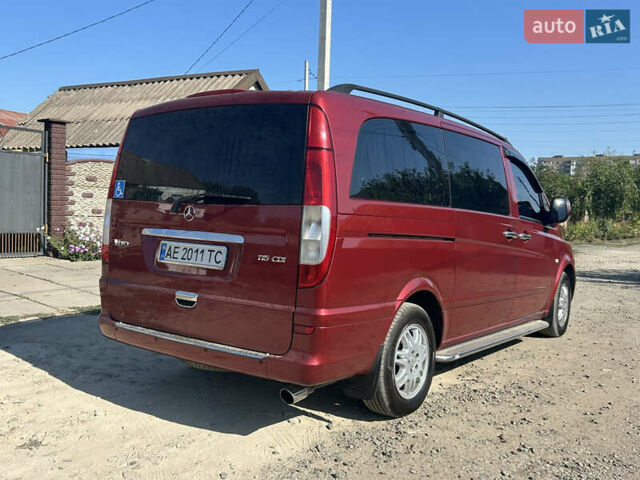 Красный Мерседес Вито, объемом двигателя 2.15 л и пробегом 260 тыс. км за 12999 $, фото 6 на Automoto.ua