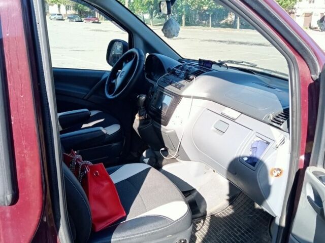 Красный Мерседес Вито, объемом двигателя 2.1 л и пробегом 343 тыс. км за 7900 $, фото 3 на Automoto.ua