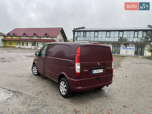 Красный Мерседес Вито, объемом двигателя 2.15 л и пробегом 4 тыс. км за 7000 $, фото 14 на Automoto.ua