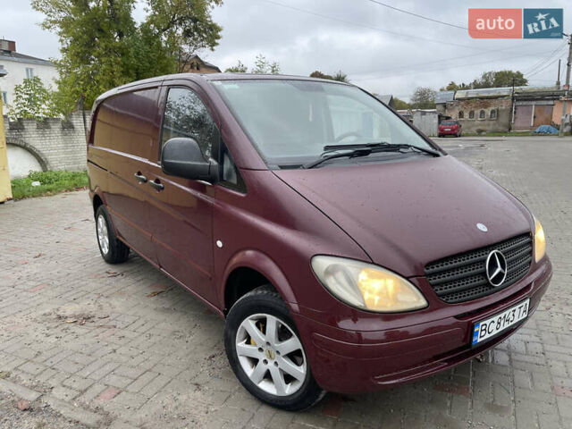 Красный Мерседес Вито, объемом двигателя 2.15 л и пробегом 4 тыс. км за 7000 $, фото 2 на Automoto.ua