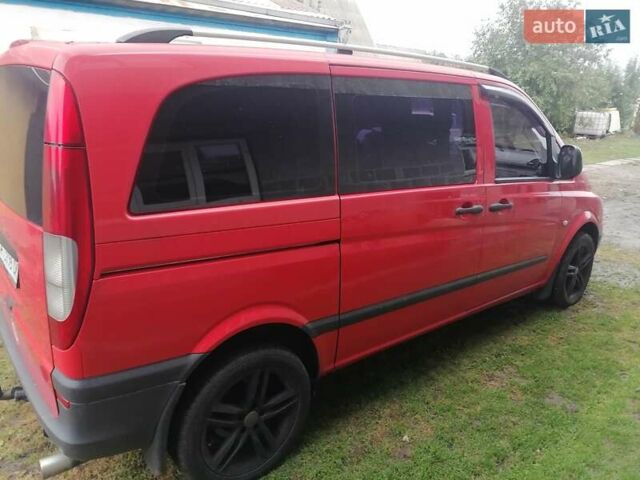 Червоний Мерседес Віто, об'ємом двигуна 2.15 л та пробігом 363 тис. км за 7400 $, фото 1 на Automoto.ua