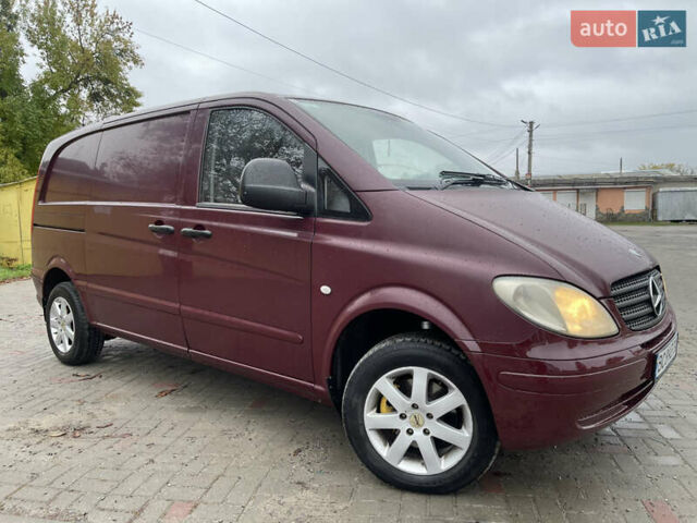 Красный Мерседес Вито, объемом двигателя 2.15 л и пробегом 4 тыс. км за 7000 $, фото 1 на Automoto.ua