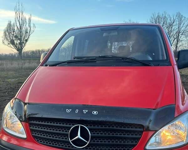 Червоний Мерседес Віто, об'ємом двигуна 2.15 л та пробігом 226 тис. км за 10000 $, фото 2 на Automoto.ua