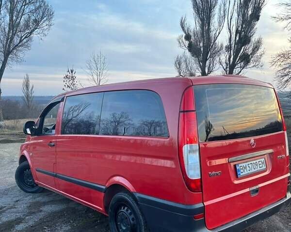 Червоний Мерседес Віто, об'ємом двигуна 2.15 л та пробігом 226 тис. км за 10000 $, фото 1 на Automoto.ua