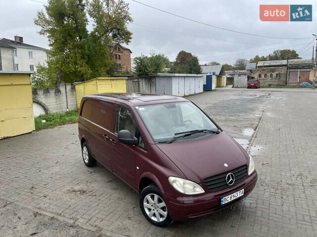 Красный Мерседес Вито, объемом двигателя 2.15 л и пробегом 4 тыс. км за 7000 $, фото 11 на Automoto.ua