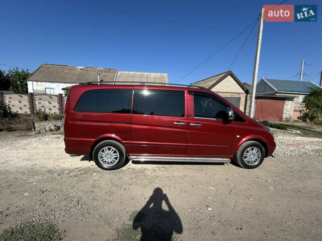 Красный Мерседес Вито, объемом двигателя 2.15 л и пробегом 260 тыс. км за 12999 $, фото 5 на Automoto.ua
