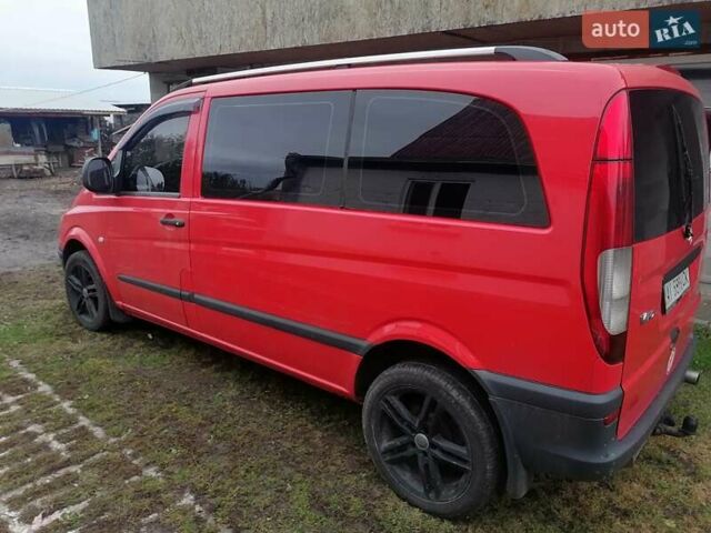 Червоний Мерседес Віто, об'ємом двигуна 2.15 л та пробігом 363 тис. км за 7400 $, фото 9 на Automoto.ua