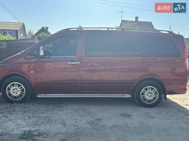 Красный Мерседес Вито, объемом двигателя 2.15 л и пробегом 260 тыс. км за 12999 $, фото 9 на Automoto.ua