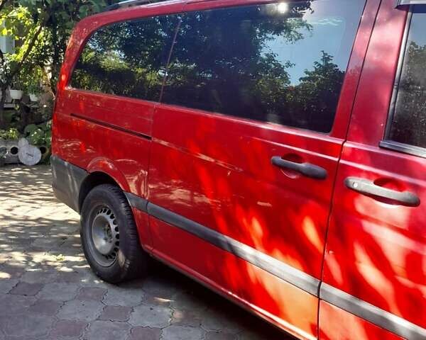 Красный Мерседес Вито, объемом двигателя 2.15 л и пробегом 457 тыс. км за 6500 $, фото 6 на Automoto.ua