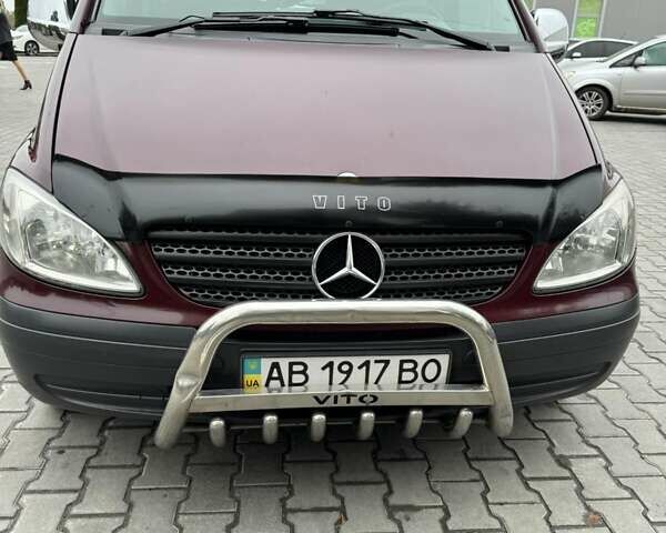 Красный Мерседес Вито, объемом двигателя 2.15 л и пробегом 260 тыс. км за 9500 $, фото 18 на Automoto.ua
