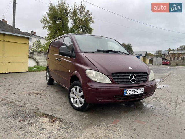 Красный Мерседес Вито, объемом двигателя 2.15 л и пробегом 4 тыс. км за 7000 $, фото 12 на Automoto.ua