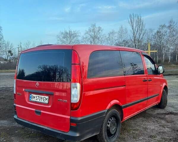 Червоний Мерседес Віто, об'ємом двигуна 2.15 л та пробігом 226 тис. км за 10000 $, фото 3 на Automoto.ua