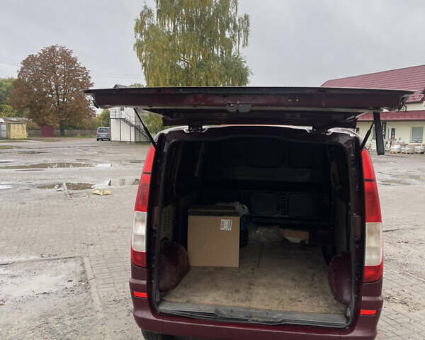 Красный Мерседес Вито, объемом двигателя 2.15 л и пробегом 4 тыс. км за 7000 $, фото 8 на Automoto.ua