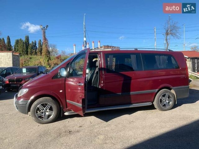 Красный Мерседес Вито, объемом двигателя 2.2 л и пробегом 261 тыс. км за 8990 $, фото 8 на Automoto.ua