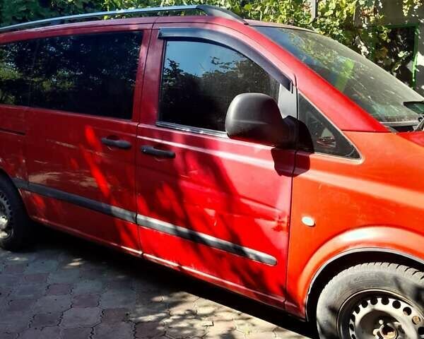 Красный Мерседес Вито, объемом двигателя 2.15 л и пробегом 457 тыс. км за 6500 $, фото 7 на Automoto.ua