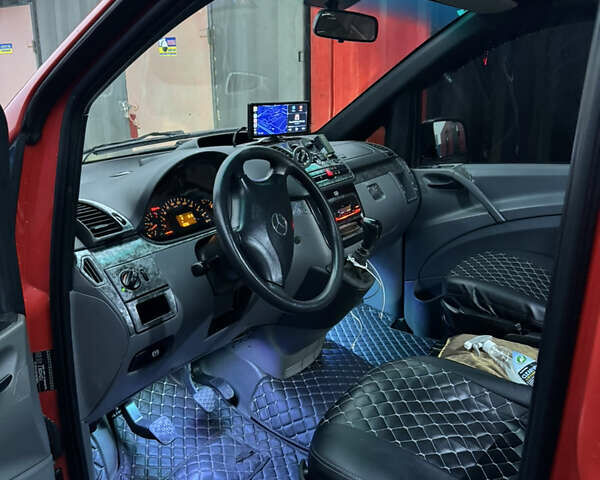 Червоний Мерседес Віто, об'ємом двигуна 2.15 л та пробігом 424 тис. км за 7200 $, фото 21 на Automoto.ua