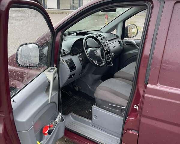 Красный Мерседес Вито, объемом двигателя 2.15 л и пробегом 4 тыс. км за 7000 $, фото 6 на Automoto.ua