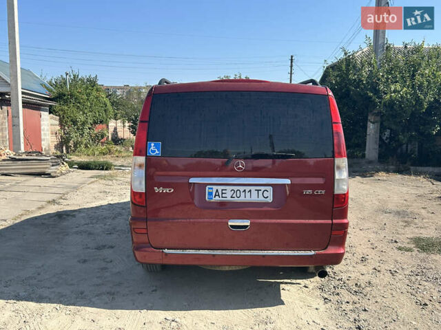 Красный Мерседес Вито, объемом двигателя 2.15 л и пробегом 260 тыс. км за 12999 $, фото 7 на Automoto.ua
