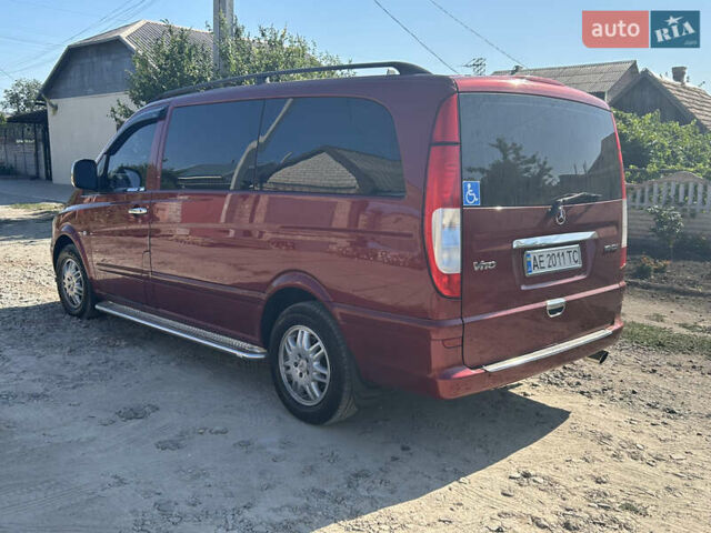 Красный Мерседес Вито, объемом двигателя 2.15 л и пробегом 260 тыс. км за 12999 $, фото 8 на Automoto.ua