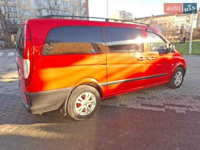 Красный Мерседес Вито, объемом двигателя 2.2 л и пробегом 401 тыс. км за 8999 $, фото 2 на Automoto.ua