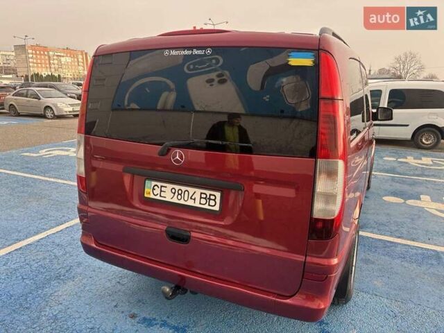 Красный Мерседес Вито, объемом двигателя 2.2 л и пробегом 333 тыс. км за 9700 $, фото 13 на Automoto.ua