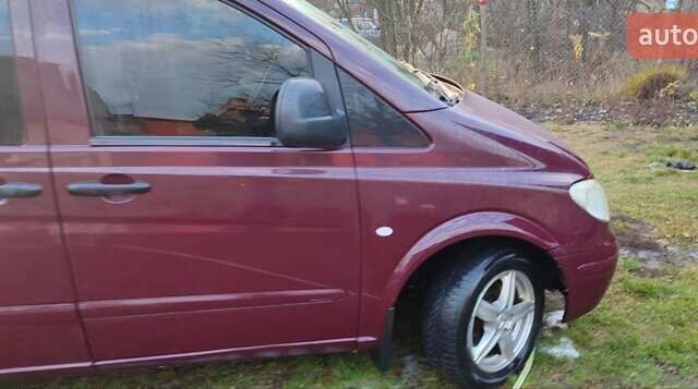 Красный Мерседес Вито, объемом двигателя 2.15 л и пробегом 239 тыс. км за 9000 $, фото 8 на Automoto.ua