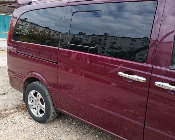 Красный Мерседес Вито, объемом двигателя 2.2 л и пробегом 400 тыс. км за 10200 $, фото 3 на Automoto.ua