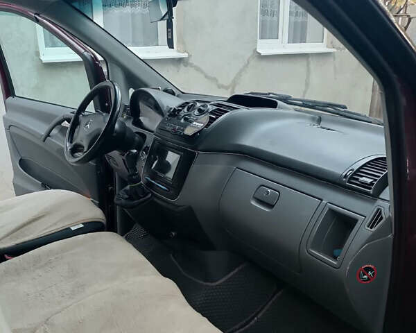 Красный Мерседес Вито, объемом двигателя 2.2 л и пробегом 400 тыс. км за 10200 $, фото 5 на Automoto.ua