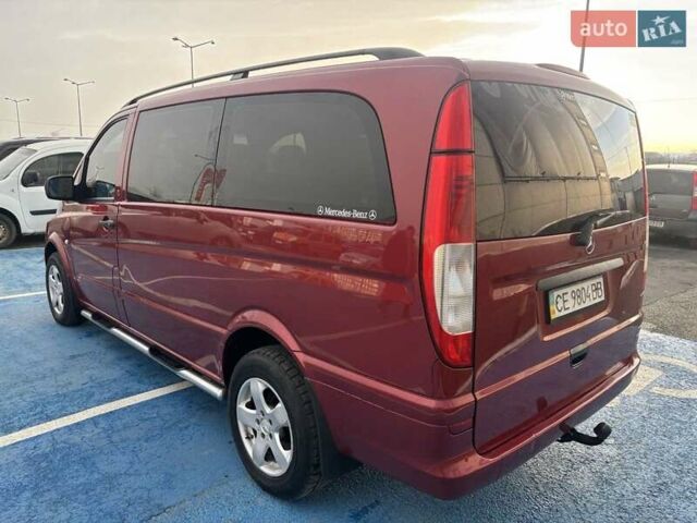 Красный Мерседес Вито, объемом двигателя 2.2 л и пробегом 333 тыс. км за 9700 $, фото 9 на Automoto.ua