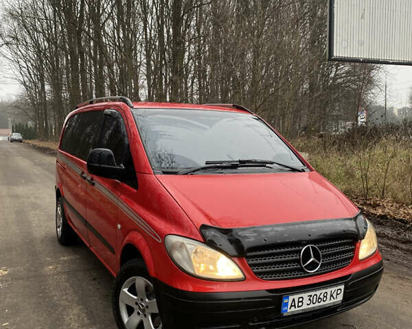 Красный Мерседес Вито, объемом двигателя 2.15 л и пробегом 389 тыс. км за 7750 $, фото 8 на Automoto.ua