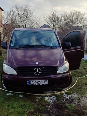 Красный Мерседес Вито, объемом двигателя 2.15 л и пробегом 239 тыс. км за 9000 $, фото 10 на Automoto.ua