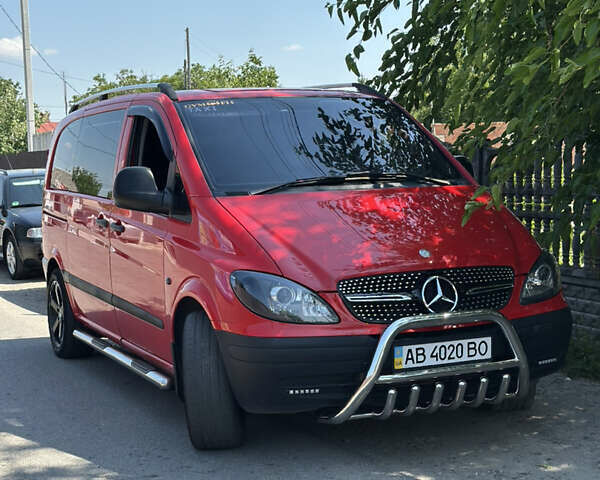 Красный Мерседес Вито, объемом двигателя 2.15 л и пробегом 370 тыс. км за 11500 $, фото 9 на Automoto.ua