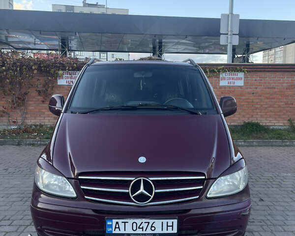 Красный Мерседес Вито, объемом двигателя 2.15 л и пробегом 340 тыс. км за 10800 $, фото 1 на Automoto.ua