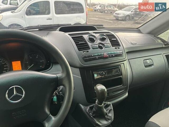 Красный Мерседес Вито, объемом двигателя 2.2 л и пробегом 333 тыс. км за 9700 $, фото 11 на Automoto.ua