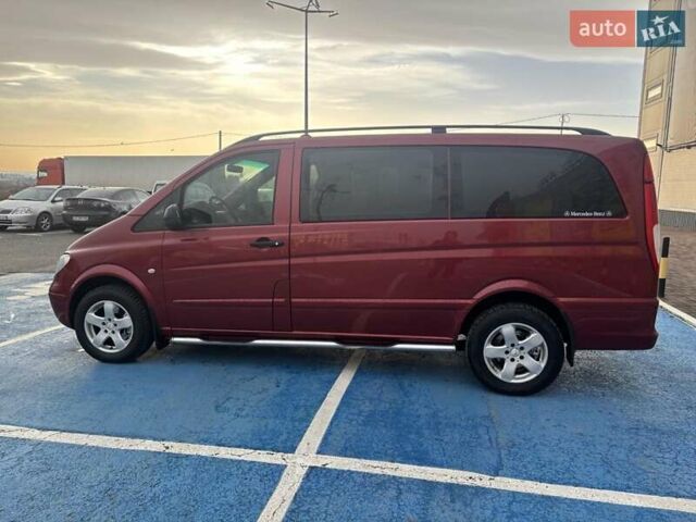 Красный Мерседес Вито, объемом двигателя 2.2 л и пробегом 333 тыс. км за 9700 $, фото 4 на Automoto.ua