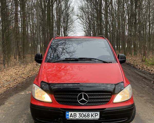 Красный Мерседес Вито, объемом двигателя 2.15 л и пробегом 389 тыс. км за 7750 $, фото 6 на Automoto.ua
