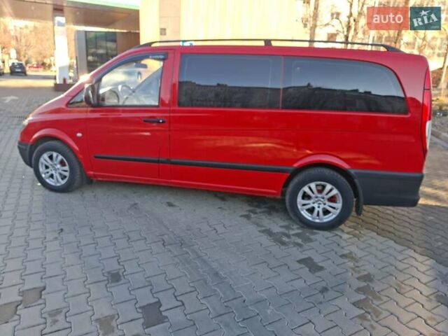 Красный Мерседес Вито, объемом двигателя 2.2 л и пробегом 401 тыс. км за 8999 $, фото 3 на Automoto.ua