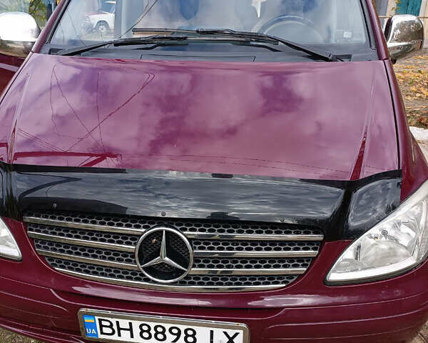 Красный Мерседес Вито, объемом двигателя 2.2 л и пробегом 400 тыс. км за 10200 $, фото 2 на Automoto.ua