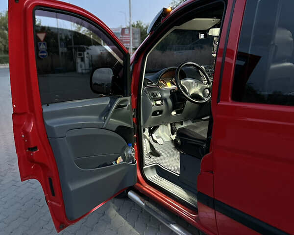 Красный Мерседес Вито, объемом двигателя 2.15 л и пробегом 370 тыс. км за 11500 $, фото 36 на Automoto.ua