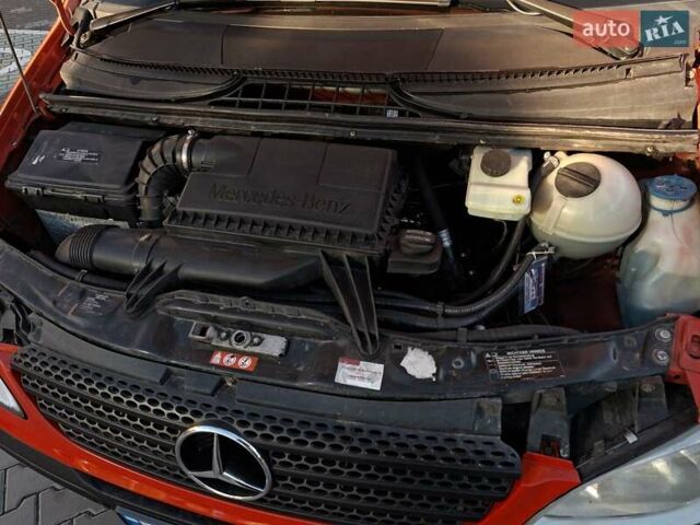 Красный Мерседес Вито, объемом двигателя 2.2 л и пробегом 401 тыс. км за 8999 $, фото 7 на Automoto.ua