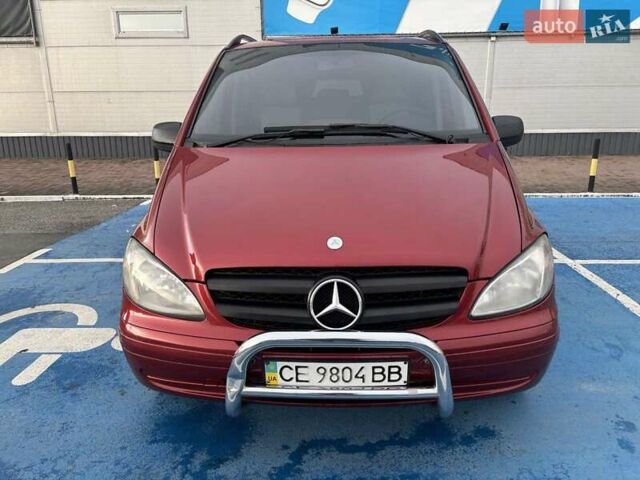 Красный Мерседес Вито, объемом двигателя 2.2 л и пробегом 333 тыс. км за 9700 $, фото 8 на Automoto.ua