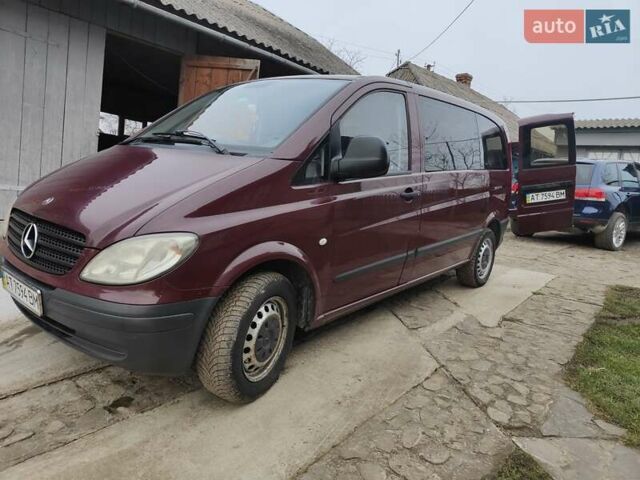 Червоний Мерседес Віто, об'ємом двигуна 2.2 л та пробігом 352 тис. км за 10500 $, фото 11 на Automoto.ua