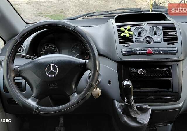 Красный Мерседес Вито, объемом двигателя 2.15 л и пробегом 350 тыс. км за 9200 $, фото 3 на Automoto.ua