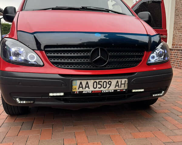 Красный Мерседес Вито, объемом двигателя 2.15 л и пробегом 360 тыс. км за 12000 $, фото 9 на Automoto.ua