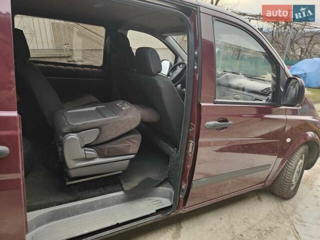 Червоний Мерседес Віто, об'ємом двигуна 2.2 л та пробігом 352 тис. км за 10500 $, фото 8 на Automoto.ua