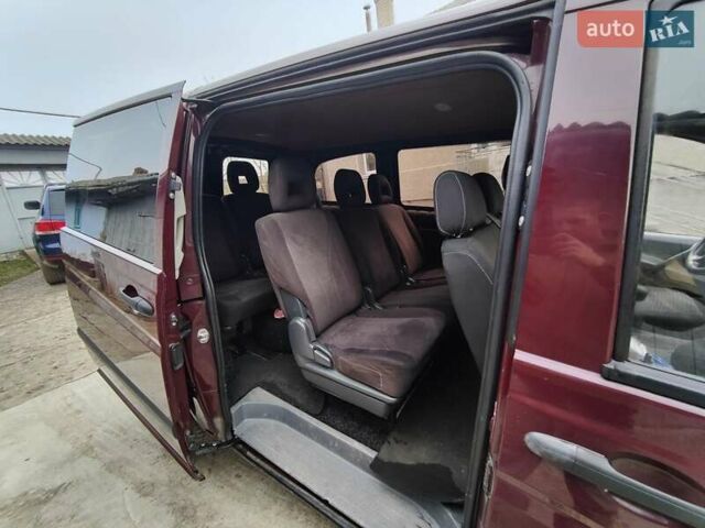 Червоний Мерседес Віто, об'ємом двигуна 2.2 л та пробігом 352 тис. км за 10500 $, фото 3 на Automoto.ua