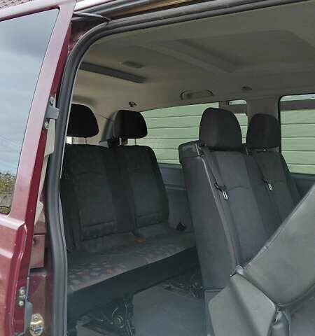 Красный Мерседес Вито, объемом двигателя 2.15 л и пробегом 350 тыс. км за 9200 $, фото 5 на Automoto.ua